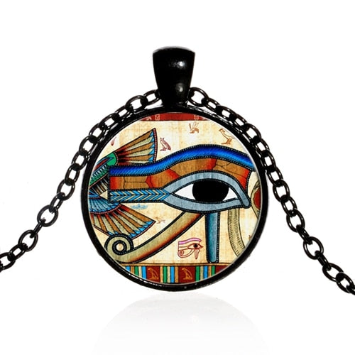 Egyptian Gods Power Eye Necklace Eye Of Horus Amulet Symbol