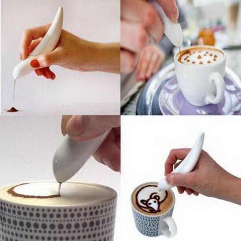 Creative Electrical Latte Art Pen for Coffee and Cake