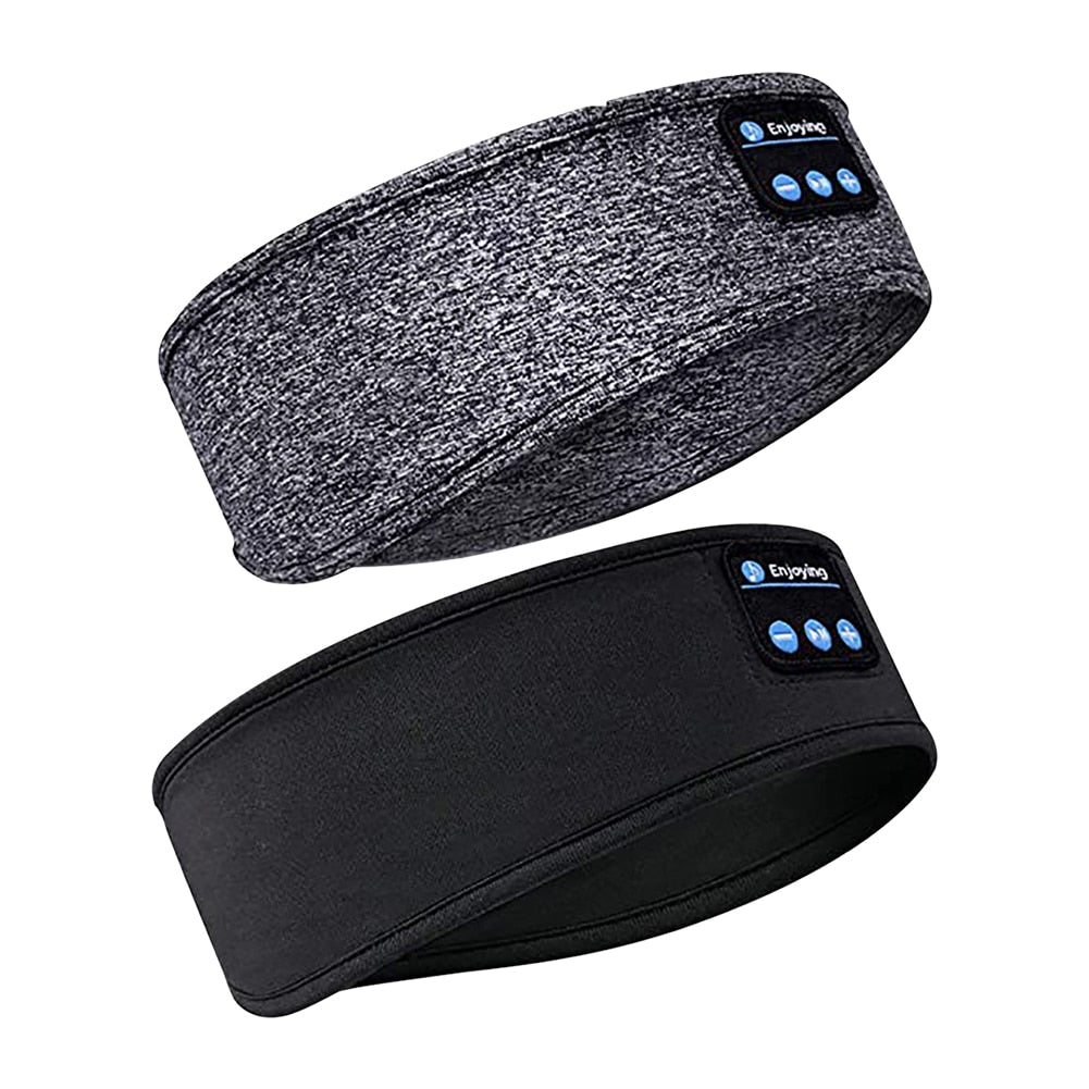 Sports Headband Soft Elastic Comfortable Bluetooth Music Headset Speakers Hands-free For Jogging