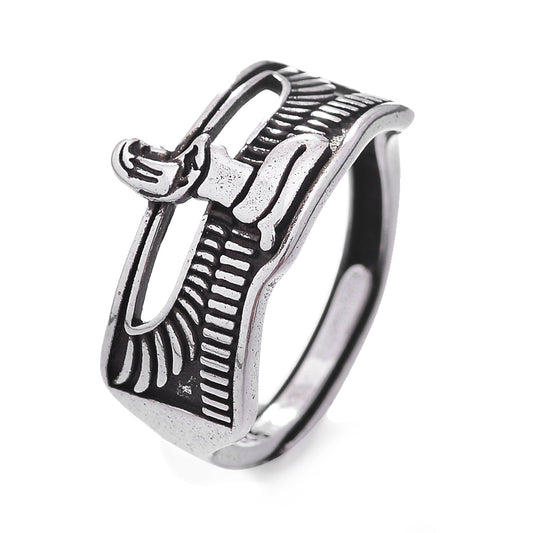 Egypt Queen Lady Rings For Women 30%  Silver Plated  (NO FADE)