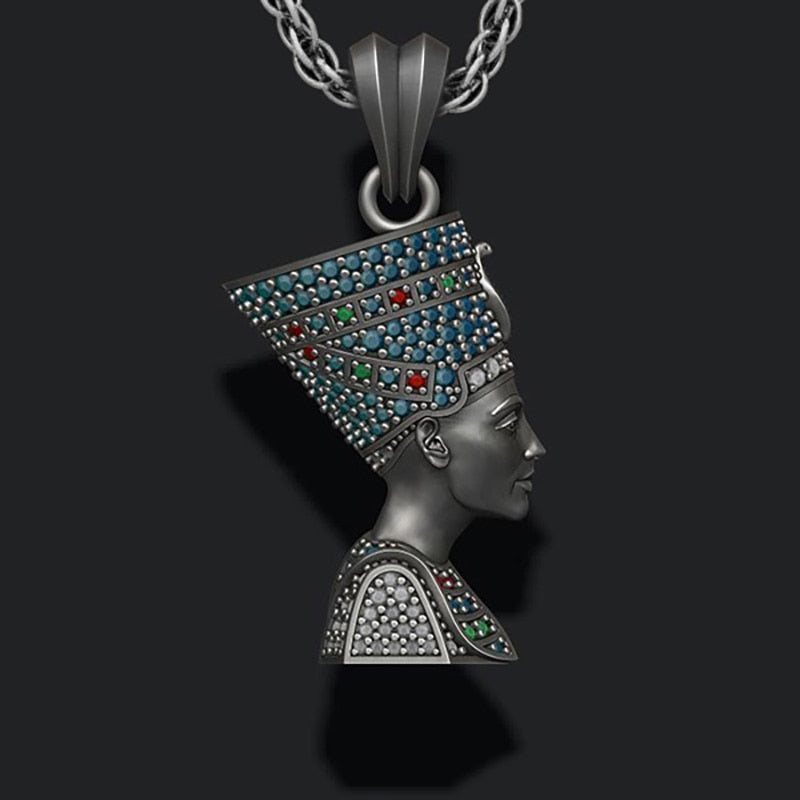 Creative Cleopatra Pharaoh Necklace Goth Jewelry Necklace for Women